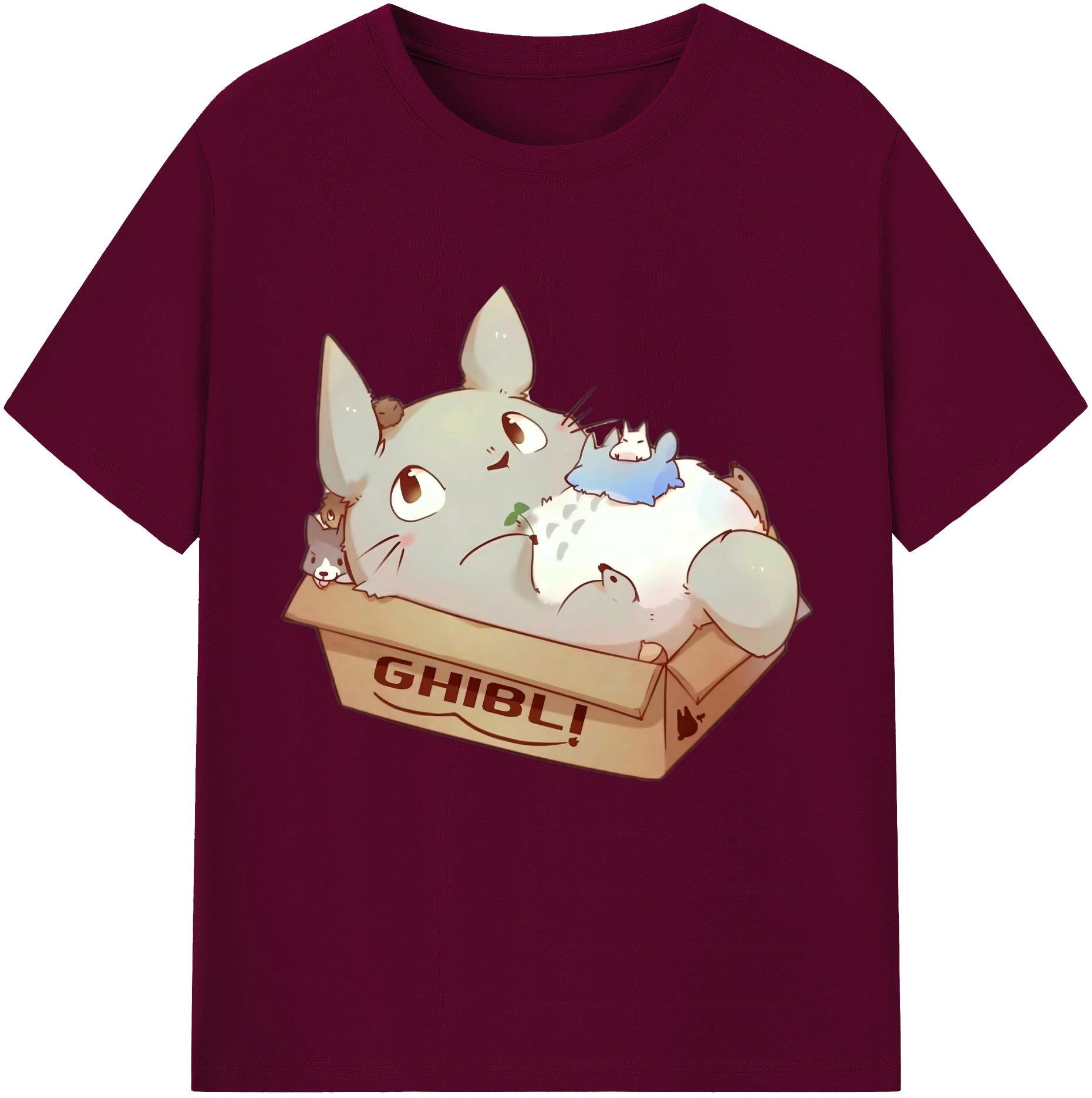 （画像用） となりのトトロ 草壁メイ 草壁サツキ My Neighbor Totoro Satsuki Kusakabe Mei Kusakabe レディースカジュアルプリントTシャツ（綿100％）